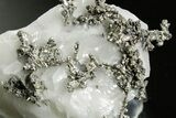 Native Silver in Calcite - Morocco #362742-3